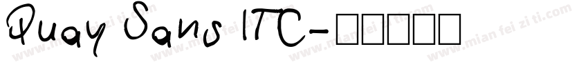 Quay Sans ITC字体转换